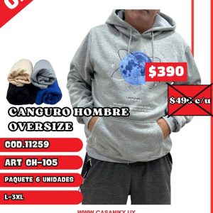 Canguro Hombre Oversize - 11259/CH105