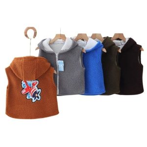 CHALECO NIÑO con cierre peluche
