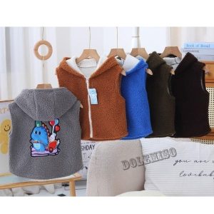 CHALECO NIÑO con cierre peluche