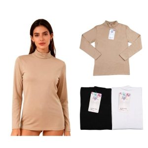 POLERA DAMA con frisa